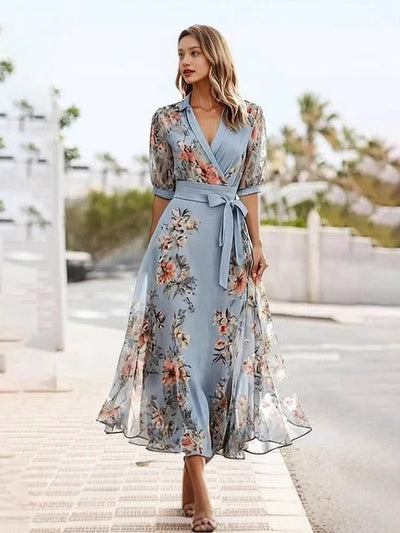 Victoria | Elegante V-hals Jurk