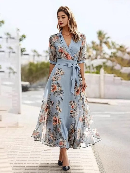Victoria | Elegante V-hals Jurk