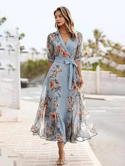 Victoria | Elegante V-hals Jurk