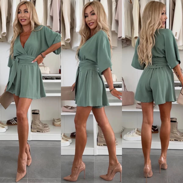 Eva™ | Elegante Taillierte Jumpsuit