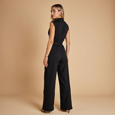 Greta™ | Elegante Jumpsuit met Ceintuur