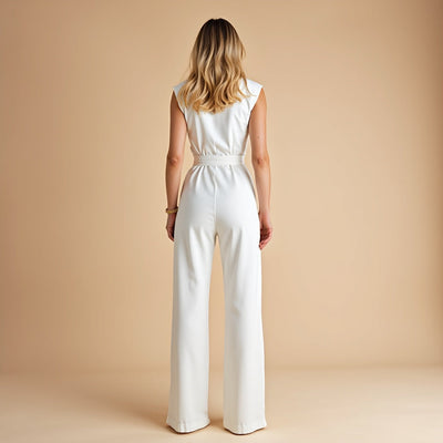 Greta™ | Elegante Jumpsuit met Ceintuur