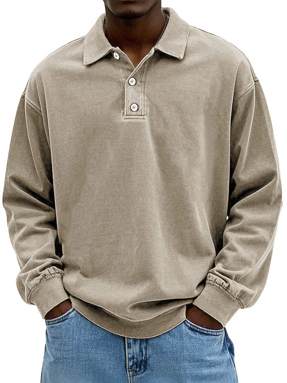 Elijah™ | Vintage Lange Mouwen Shirt