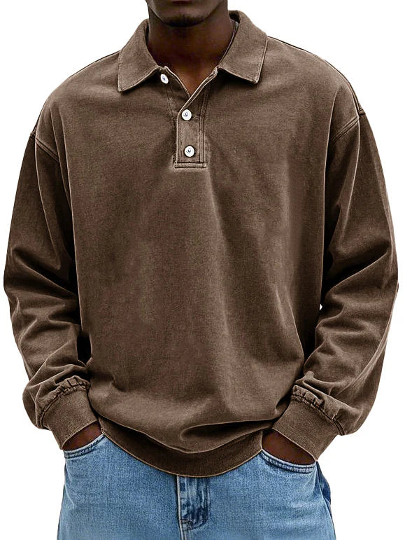 Elijah™ | Vintage Lange Mouwen Shirt