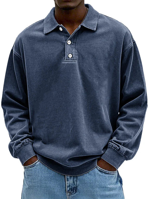Elijah™ | Vintage Lange Mouwen Shirt