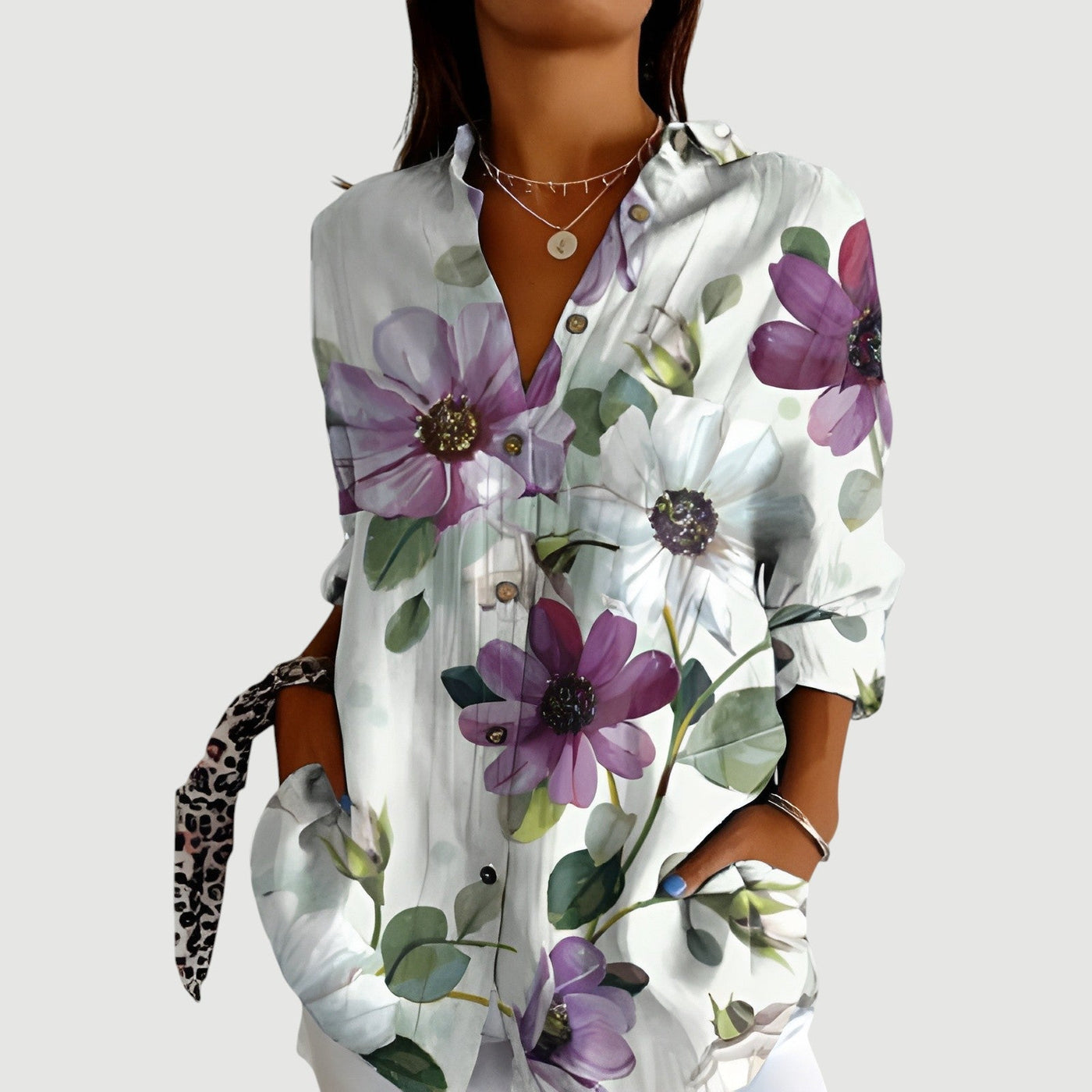 Alexandra™ | Blouse met Kleurrijk Ontwerp