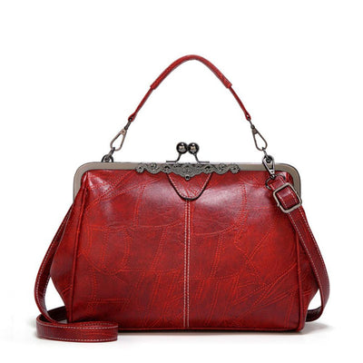 Mila | Vintage-Handtas met Klepsluiting