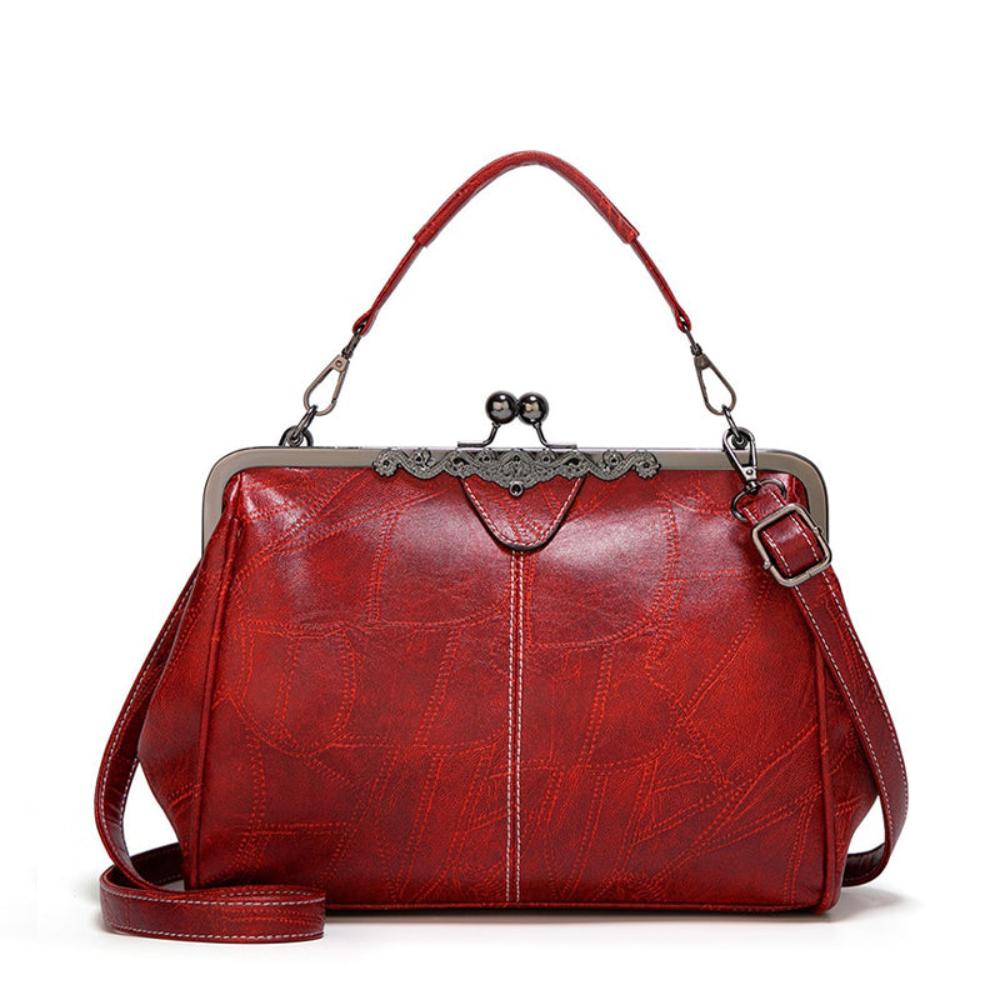 Mila | Vintage-Handtas met Klepsluiting