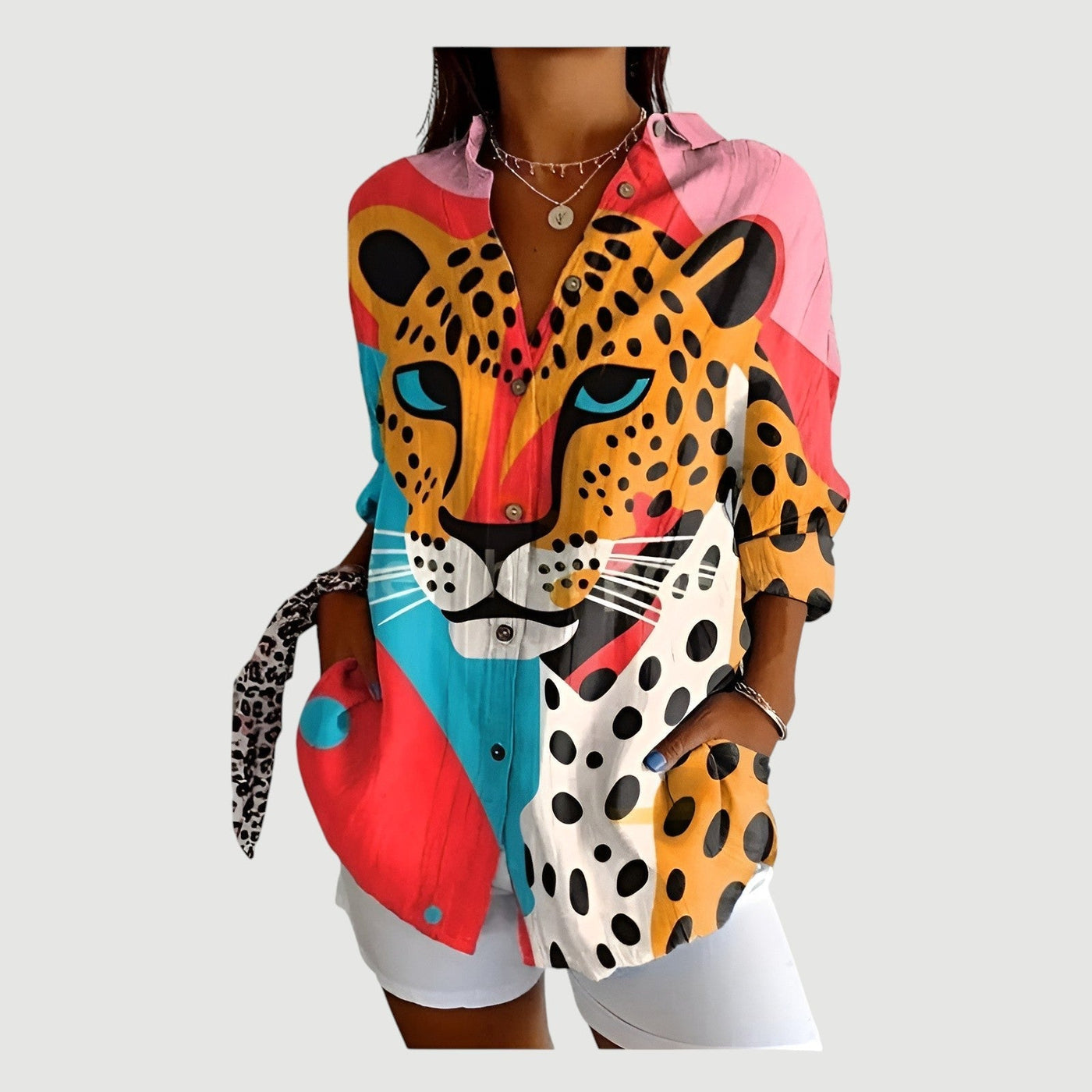 Dana™ | Blouse met Kleurrijk Ontwerp