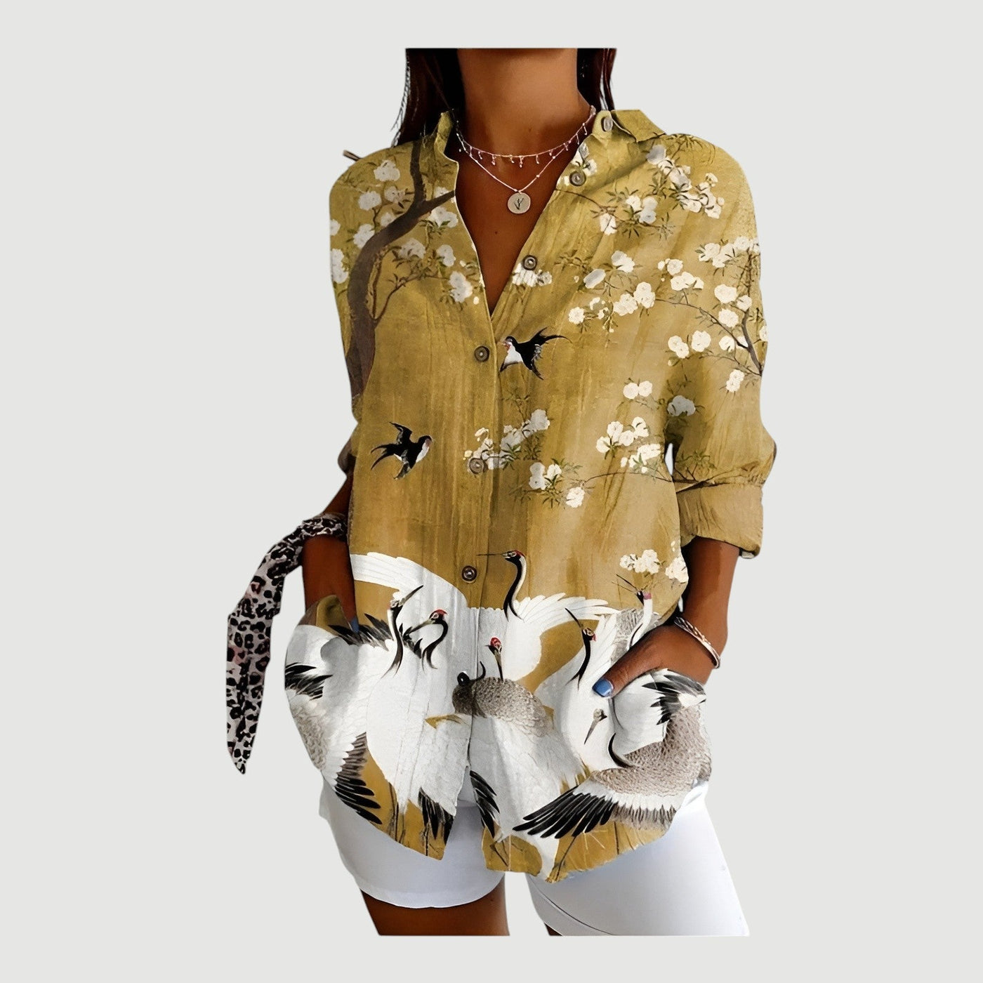 Ada™ | Blouse met Kleurrijk Ontwerp