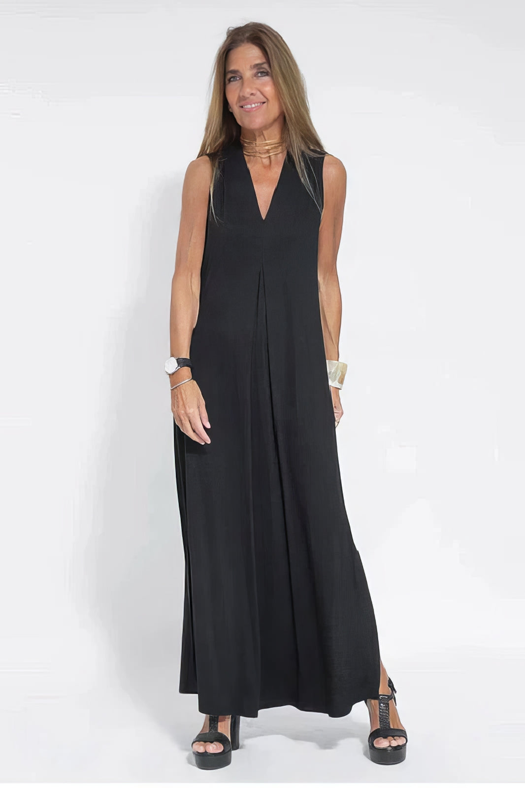 Claire | Elegante lange jurk