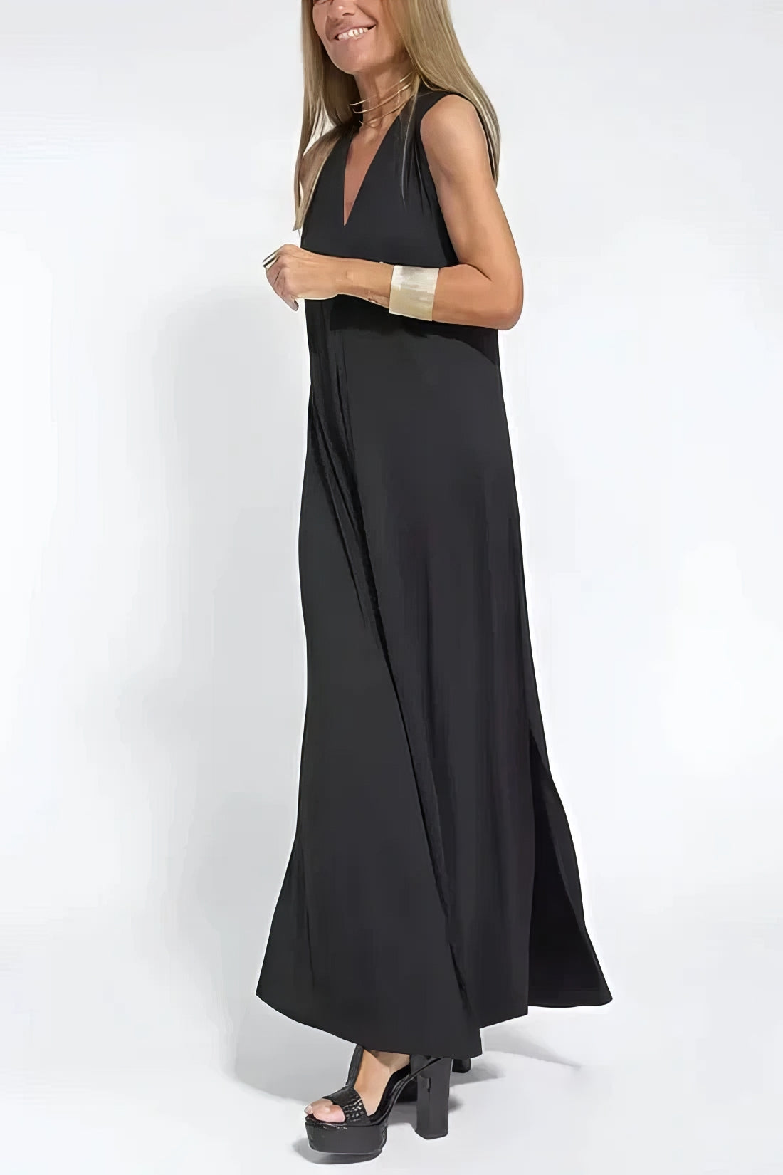 Claire | Elegante lange jurk