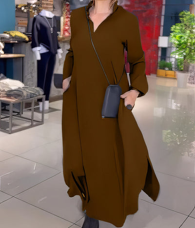 Marta - Lange elastische jurk